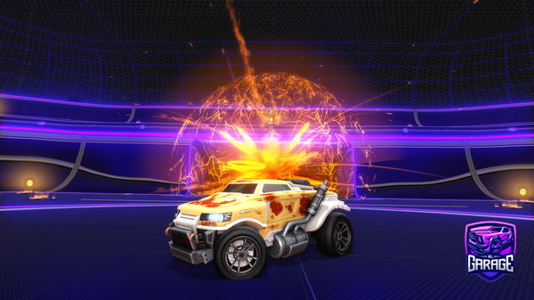 A Rocket League car design from DRAGONSLAYER8091