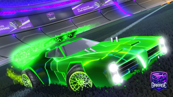 A Rocket League car design from simiploufz