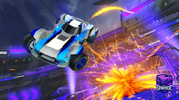 A Rocket League car design from bropo