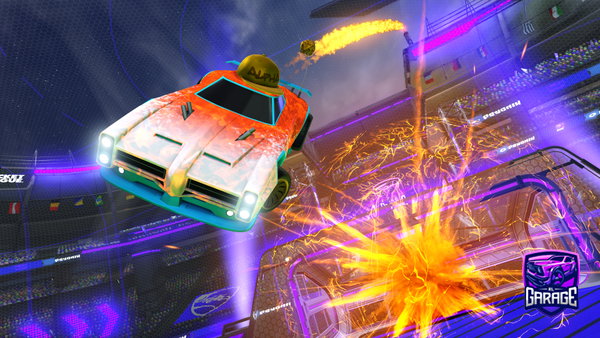 A Rocket League car design from DewenDavidDangerttv