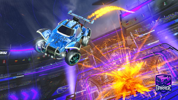 A Rocket League car design from Panda_Gaming249