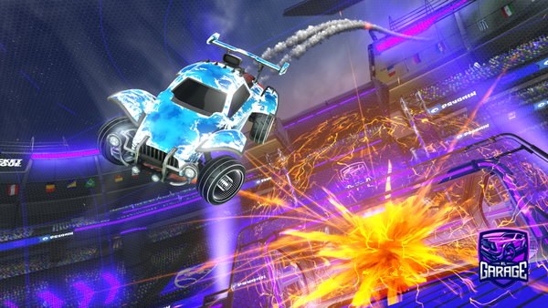 A Rocket League car design from Bogdij