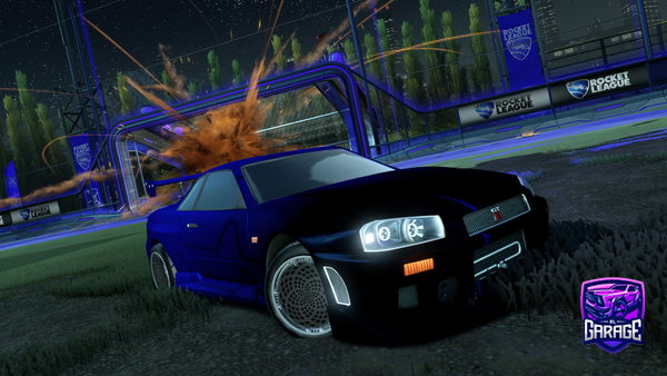 A Rocket League car design from kflocka