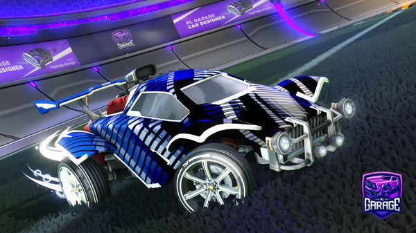 A Rocket League car design from combativehour