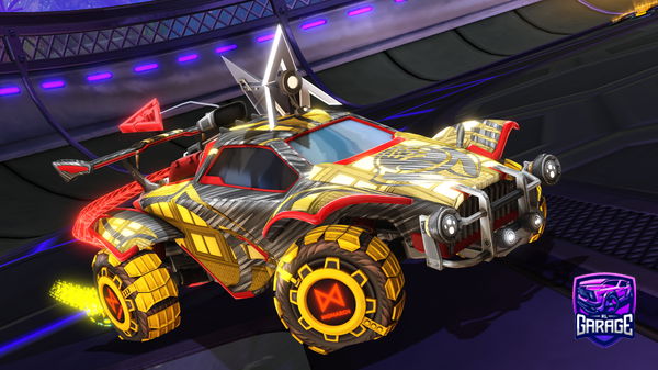 A Rocket League car design from CrspyChkn