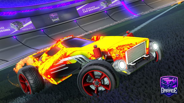 A Rocket League car design from NRG_dhidby