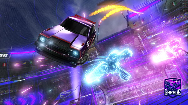 A Rocket League car design from XxslyferxX9542