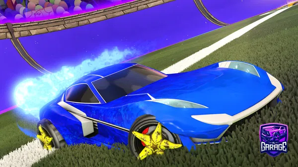 A Rocket League car design from KingCucumber