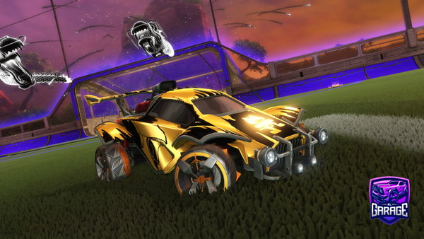 A Rocket League car design from manupincha