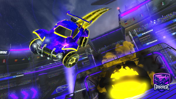 A Rocket League car design from Ztheamazing