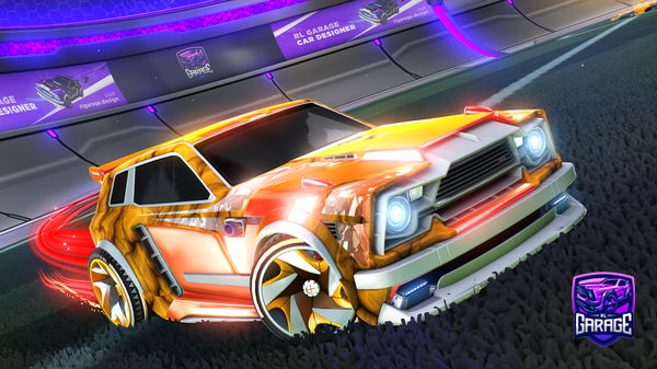 A Rocket League car design from SW_PULVZRL