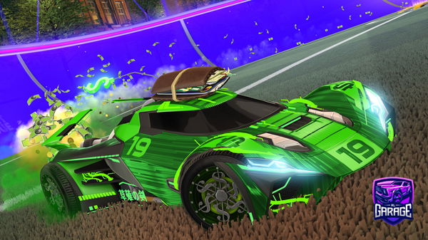 A Rocket League car design from irosario78