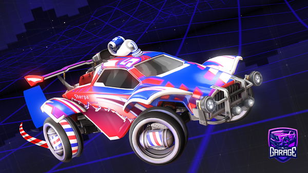 A Rocket League car design from ProfessorFrizzle