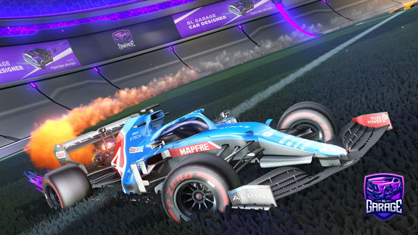 A Rocket League car design from Ttvsj84