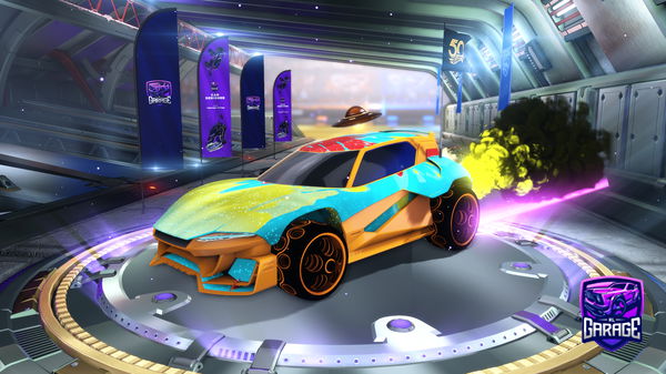 A Rocket League car design from Noahtorres