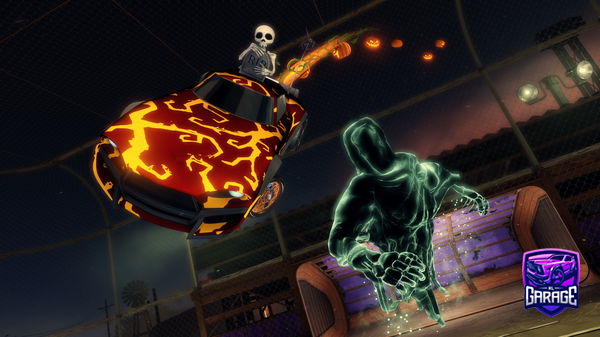 A Rocket League car design from dinogod444