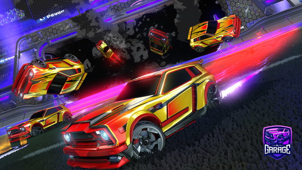A Rocket League car design from BeubuzZ