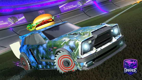 A Rocket League car design from Martunitus