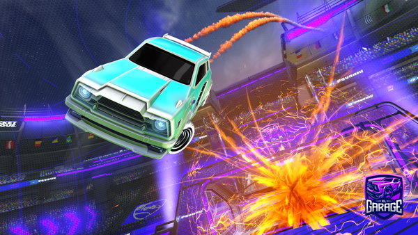 A Rocket League car design from Nrshaffe