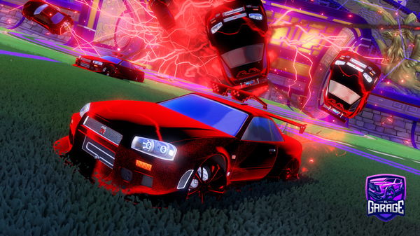 A Rocket League car design from IndigoLambo