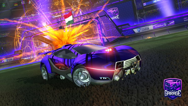 A Rocket League car design from pimpaone