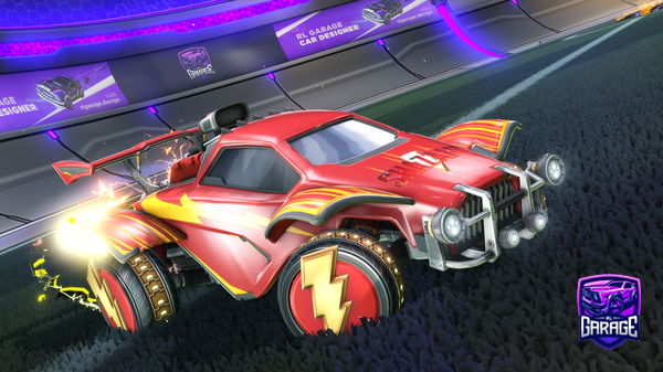 A Rocket League car design from Mysto07_