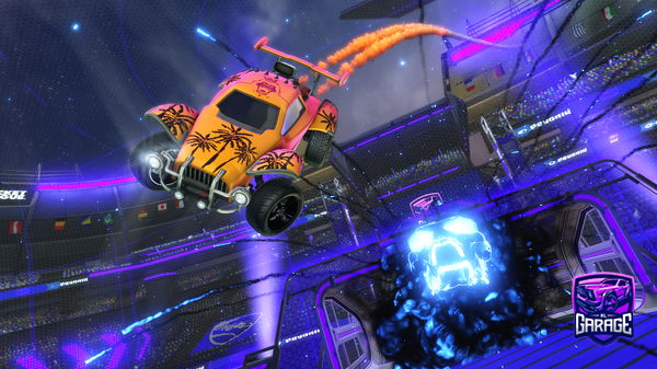 A Rocket League car design from Exonic_