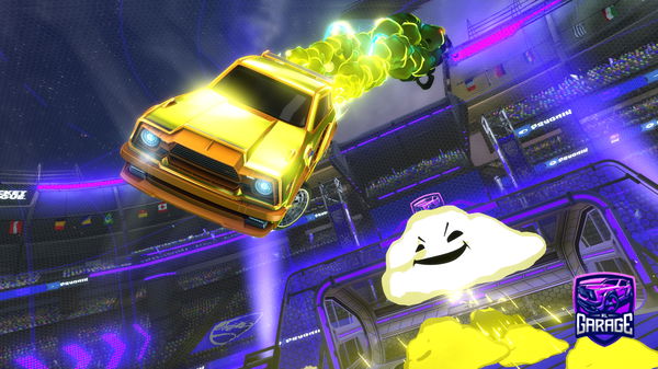 A Rocket League car design from ice_Zunix