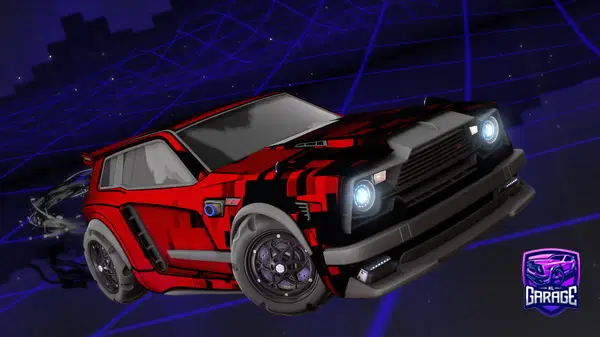 A Rocket League car design from Red_Devil2413