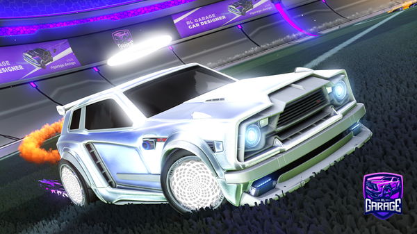 A Rocket League car design from Fennec224