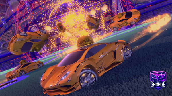 A Rocket League car design from vxflx