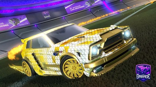 A Rocket League car design from RickLeaderYT