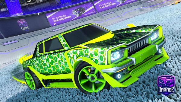 A Rocket League car design from Orion_cups