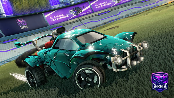 A Rocket League car design from Flammkuchen