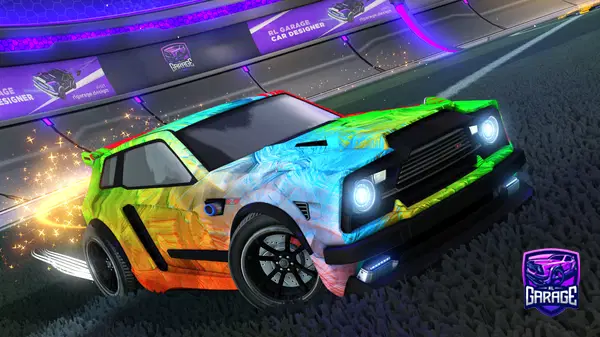 A Rocket League car design from CXCXNUT