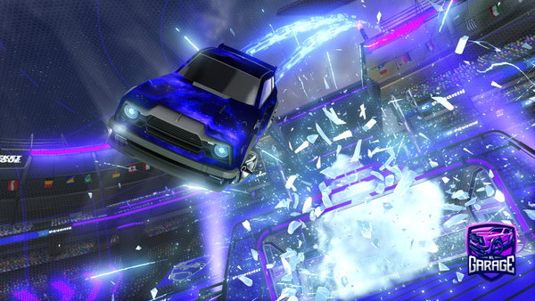 A Rocket League car design from Aromom