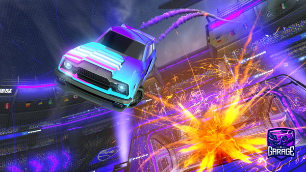 A Rocket League car design from Smybu