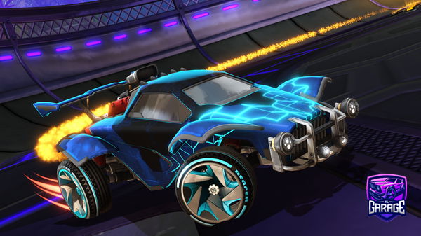 A Rocket League car design from Icke_Picke