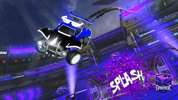 A Rocket League car design from xSnvwy