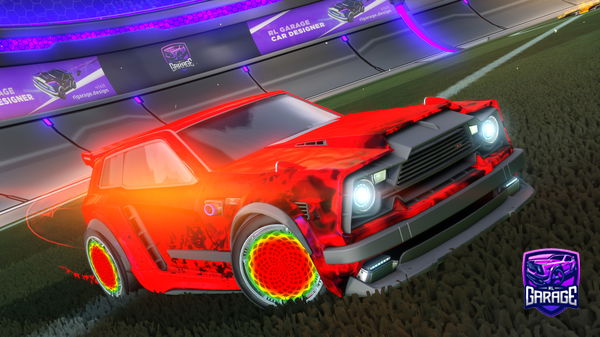 A Rocket League car design from lucxs109