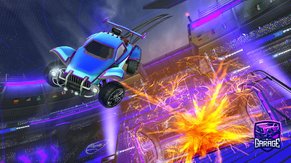 A Rocket League car design from camron