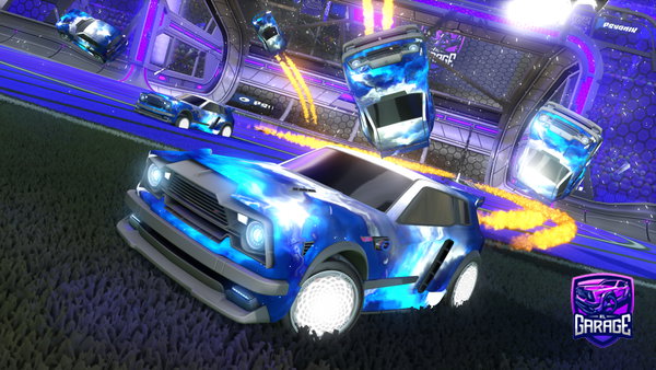 A Rocket League car design from Atomic_panda23