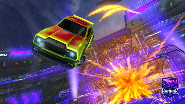 A Rocket League car design from Wizzowiwb