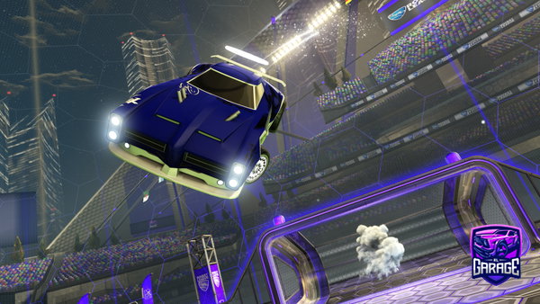A Rocket League car design from Yo7