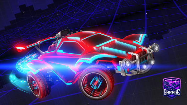 A Rocket League car design from WillyThePooh