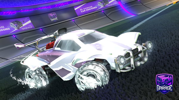 A Rocket League car design from Draconicfrost285