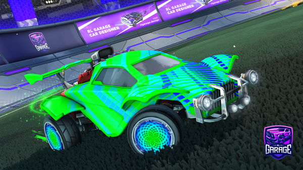 A Rocket League car design from _Bankish