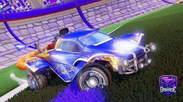 A Rocket League car design from goombz