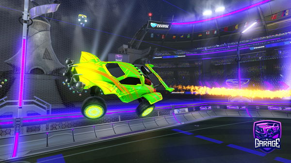 A Rocket League car design from infamous_slammer