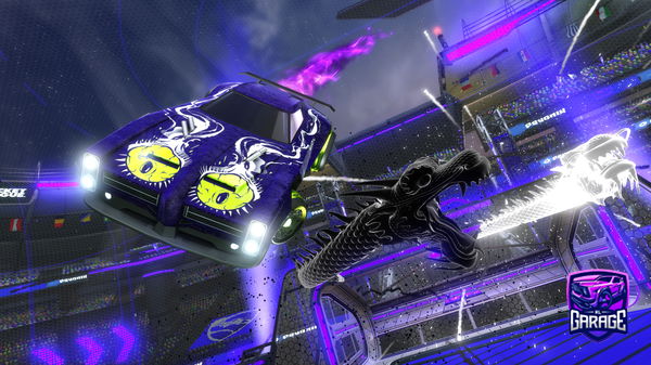 A Rocket League car design from -Mouni-